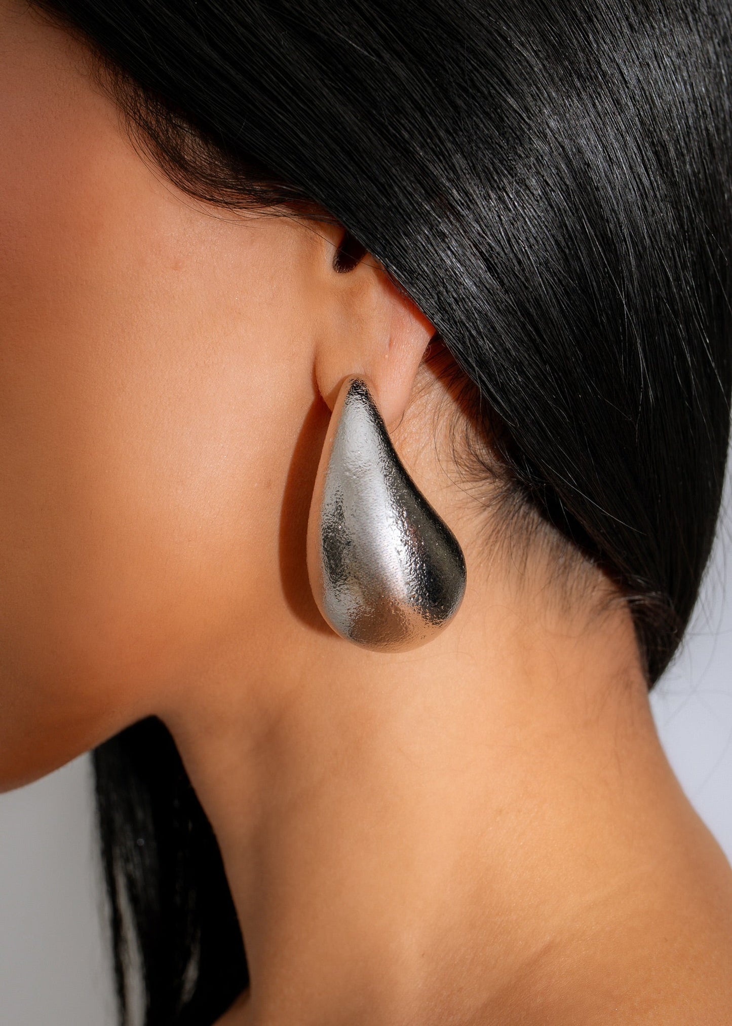 Your Favorite Drop Earring Large Silver