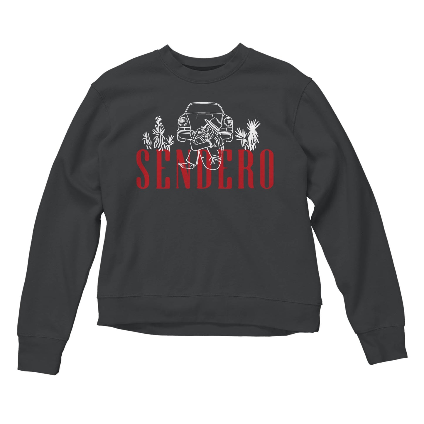 Desert Drifter Women's Sweatshirt - Vintage Black