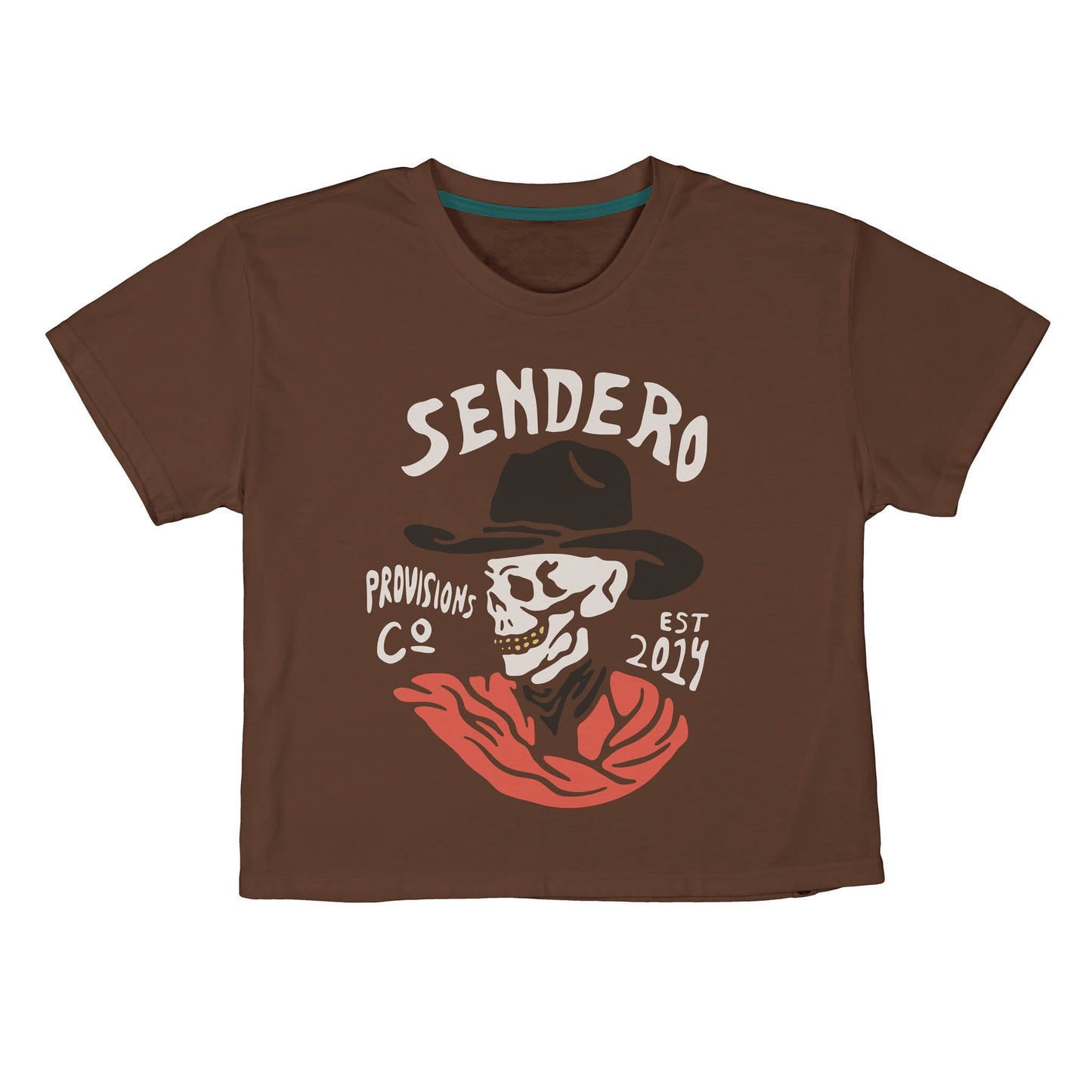 Quitado Boxy Tee - Light Brown