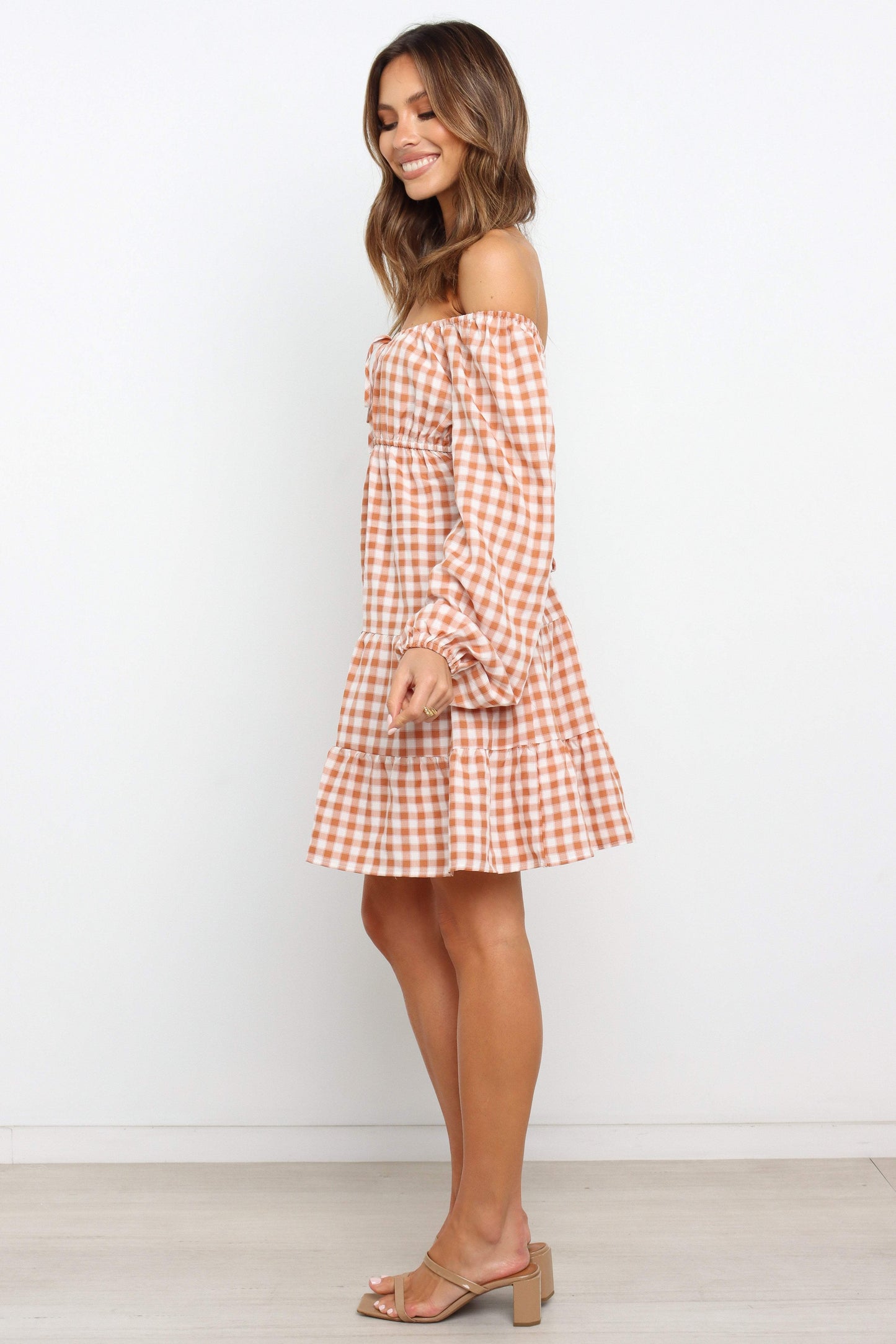 Fall Daily Tie Short A Line Dress
