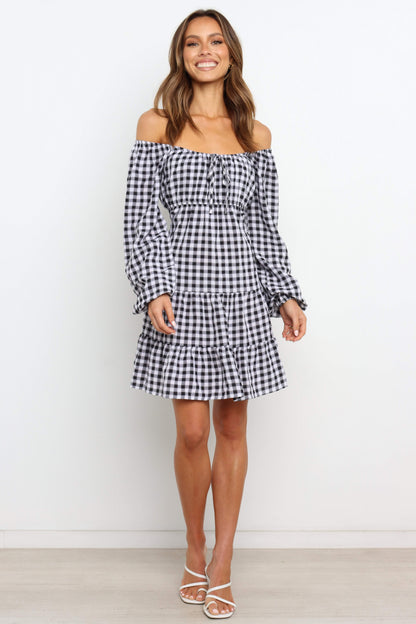 Fall Daily Tie Short A Line Dress