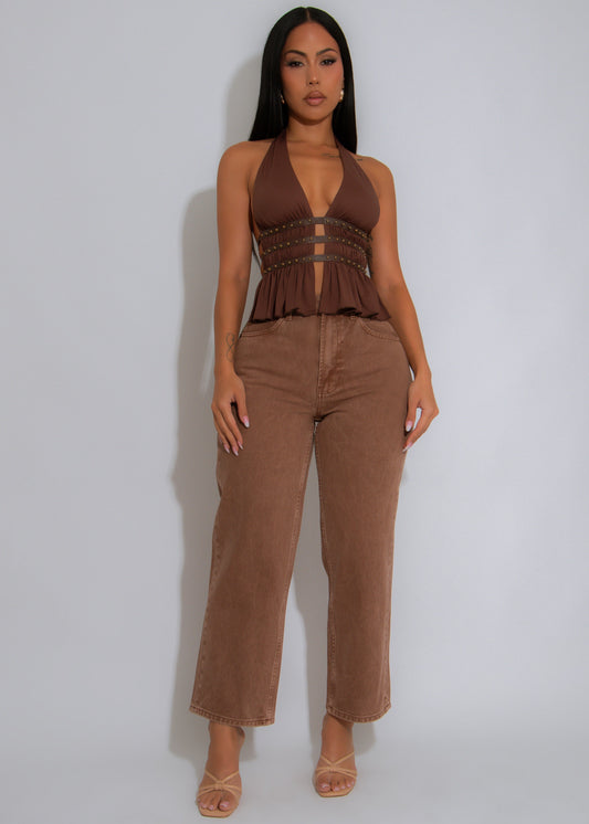 Urban Edge Jeans Brown