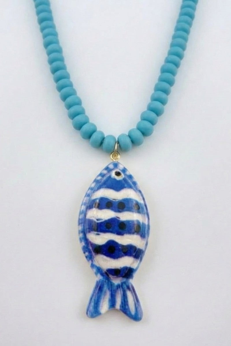 Fish Beaded Necklace