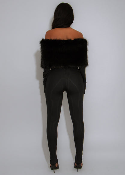 Luxe Enigma Skinny Jumpsuit Black