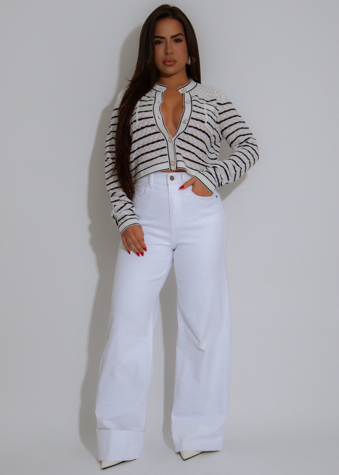 Fresh Frame Jeans White