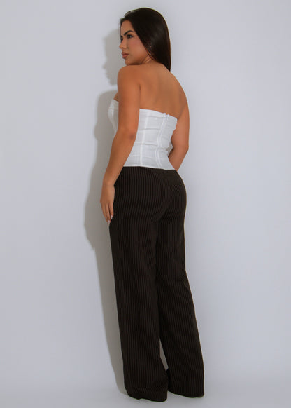 The French Muse Long Top White