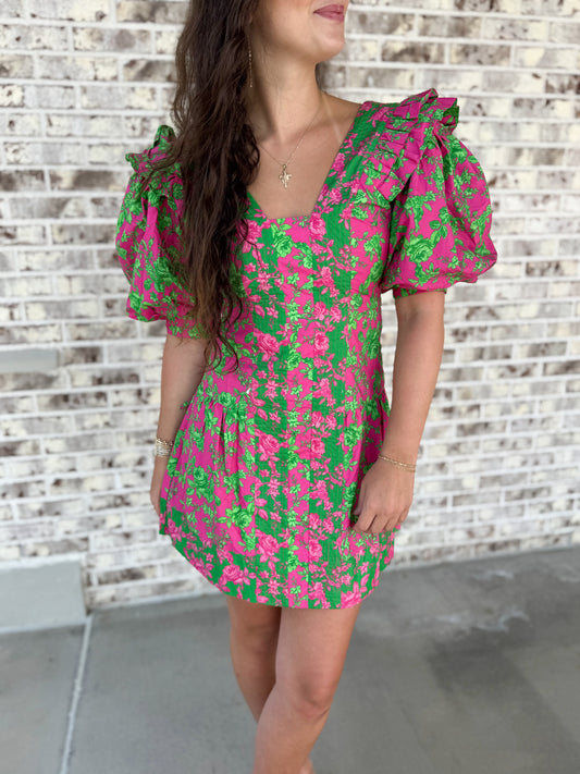 Gemma Floral Mini Dress