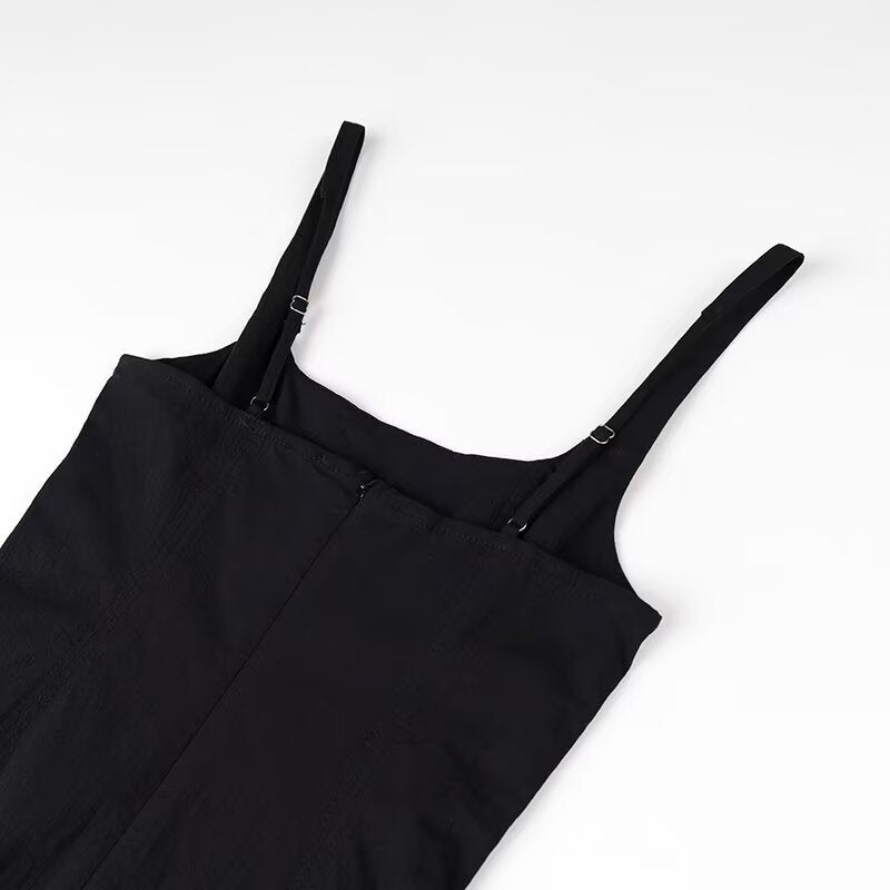GracefulLong Lace Up Sling Dress