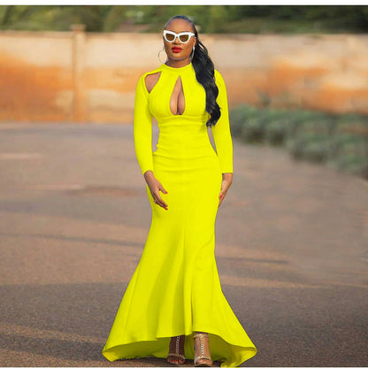 High Waist Fishtail Dress African Dress