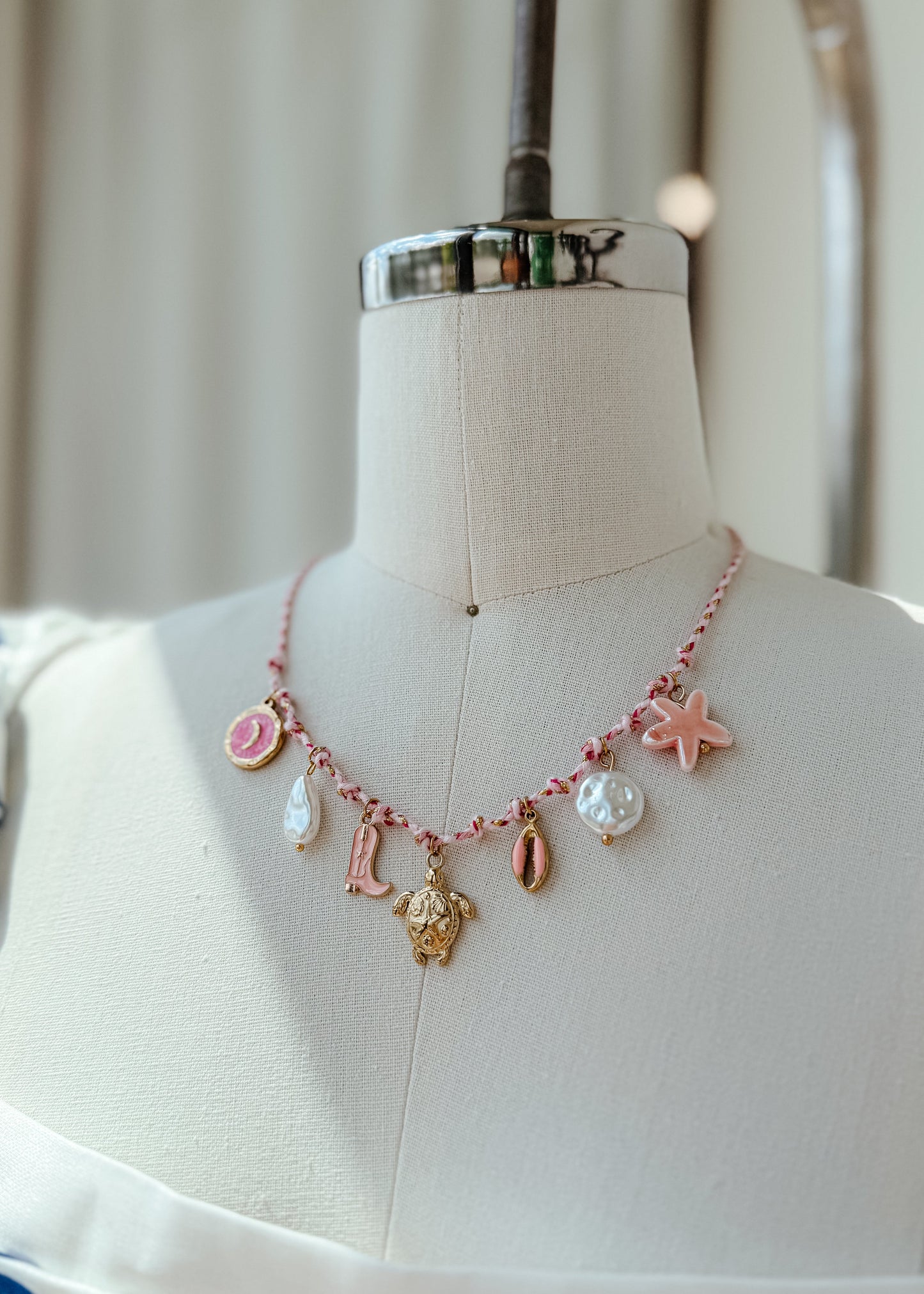 Coastal Cord Charm Necklace