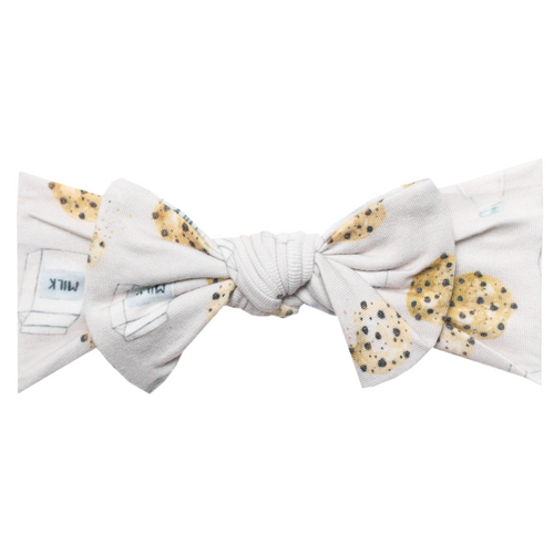 Knit Headband Bow - Chip