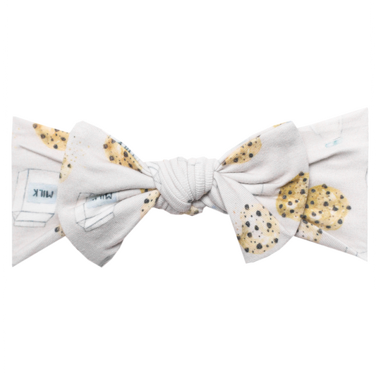 Knit Headband Bow - Chip