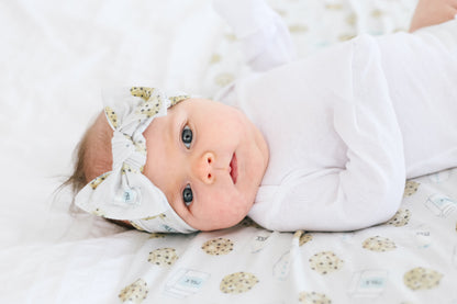 Knit Headband Bow - Chip