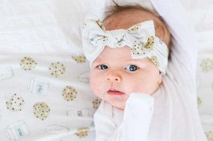 Knit Headband Bow - Chip