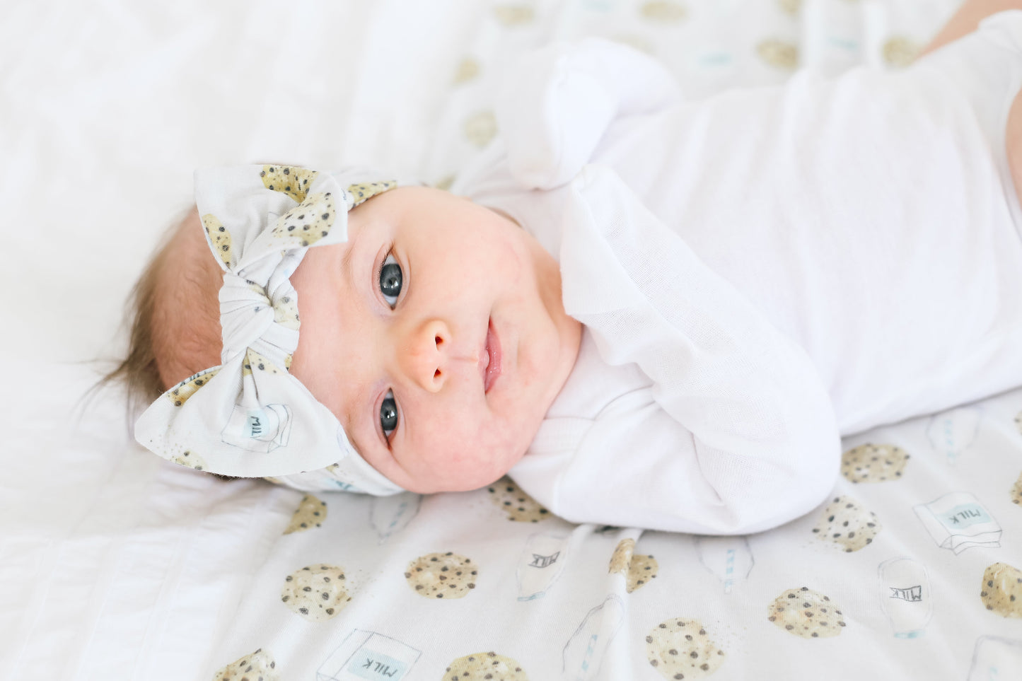 Knit Headband Bow - Chip