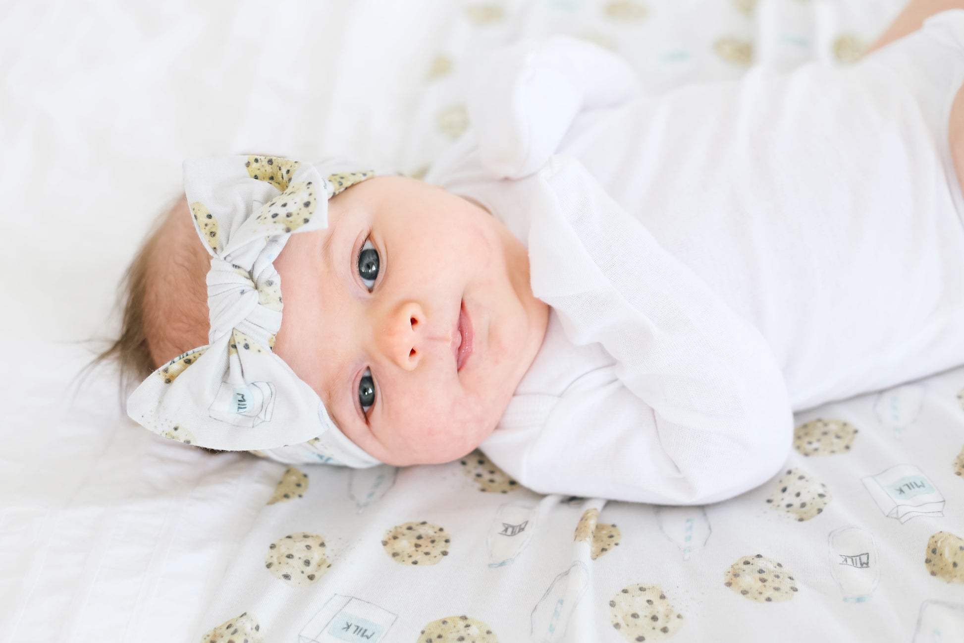 Knit Headband Bow - Chip