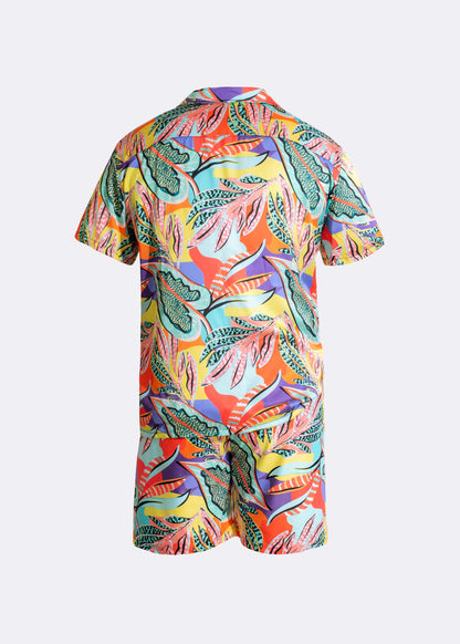 Tropical Getaway Shirt Orange