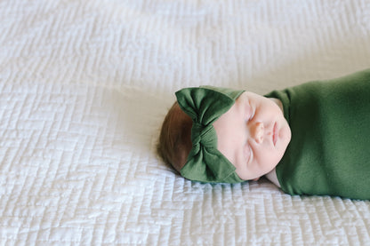 Knit Headband Bow - Alder