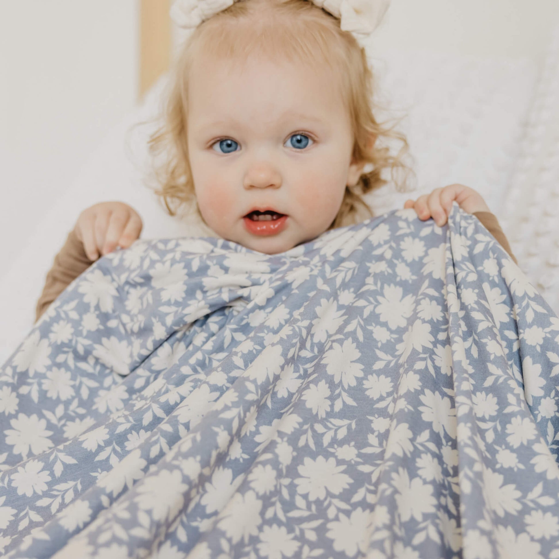 Knit Swaddle Blanket - Lacie