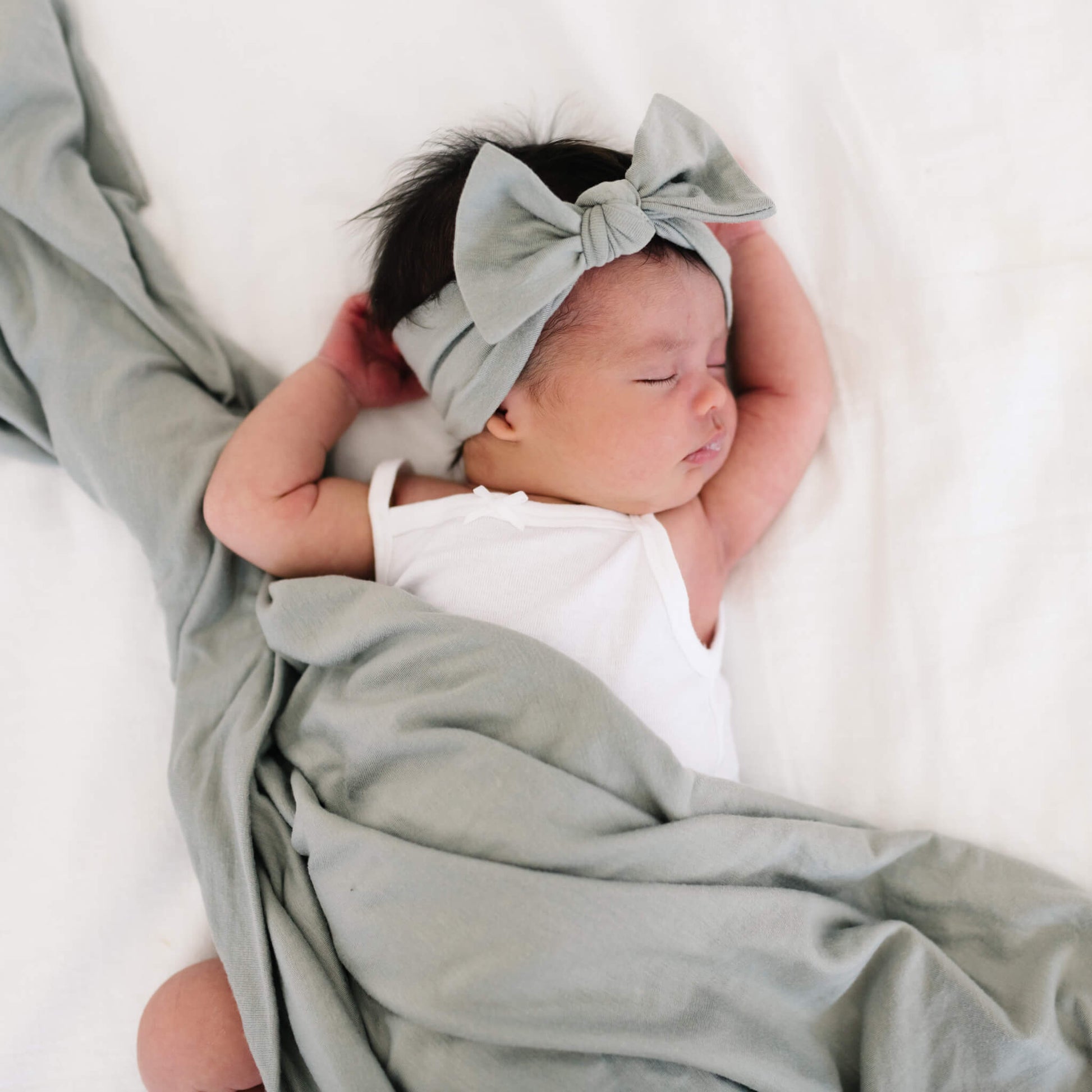 Knit Swaddle Blanket - Stone
