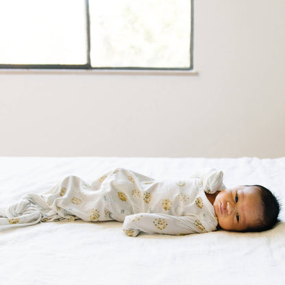 Newborn Knotted Gown - Chip