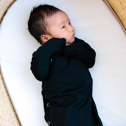 Newborn Knotted Gown - Midnight