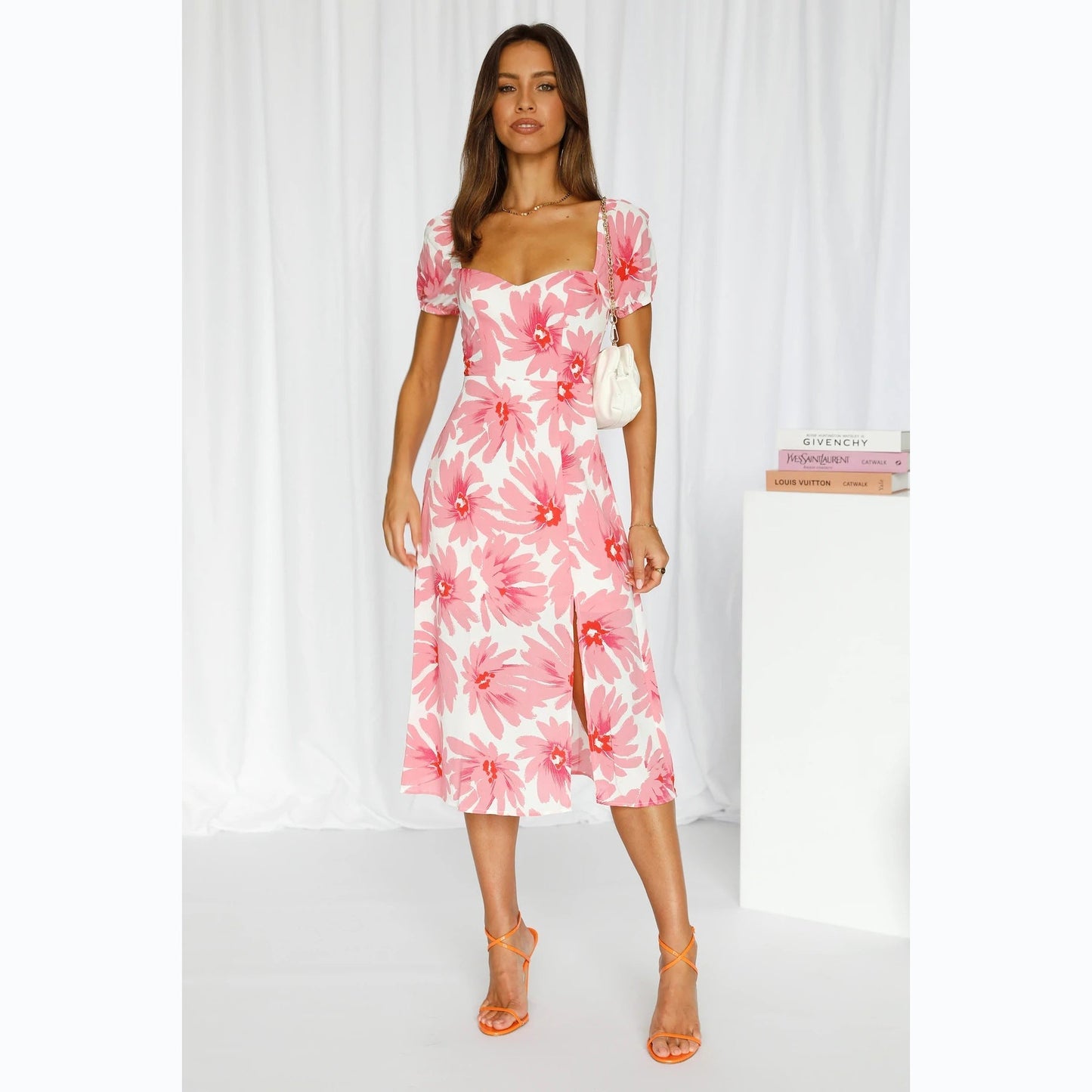 Floral Printing Fresh Dress