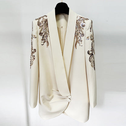 GracefulHeavy Industry Beads Diamond Collar Dress