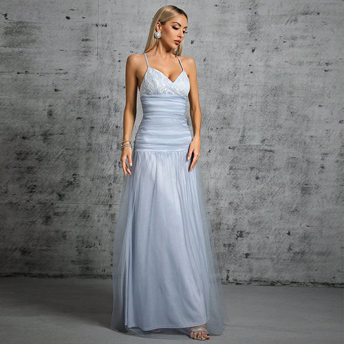 Evening Dress Fairy Dress Simple Mesh High End Exquisite Dress Seaside Vacation Cami Dress