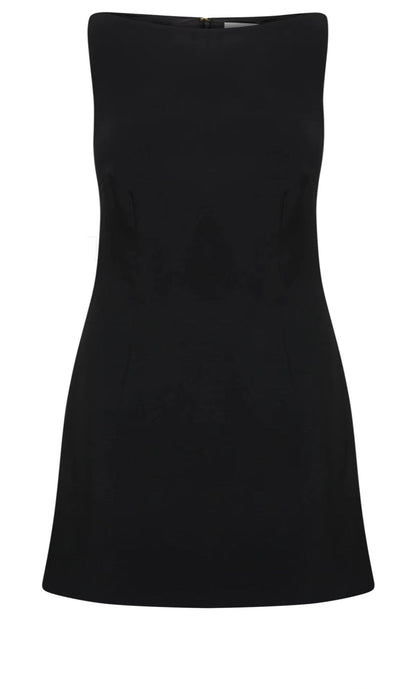 Dress White Slim round Neck Sleeveless Short