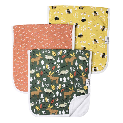 3 Pack Premium Burp Cloths - Atwood