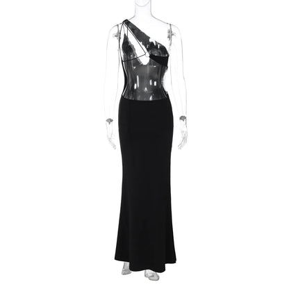 Cut Out Bandage Backless Maxi Dress