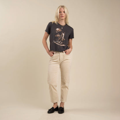 Midnight Riders Boxy Tee - Vintage Black