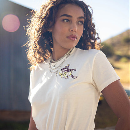 Play A Song Boxy Tee - Vintage White