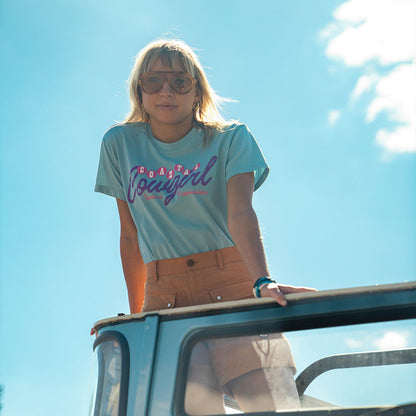 Coastal Cowgirl Boxy Tee - Sterling Blue