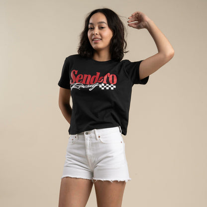Sendero Racing Boxy Tee - Black